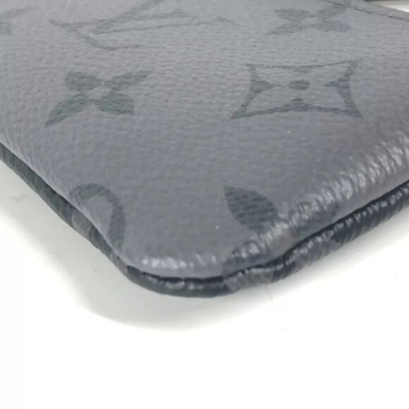 LOUIS VUITTON M80905 MonogramEclipse Pochette cle Coin Case Wallet coin purse - Picture 9 of 13